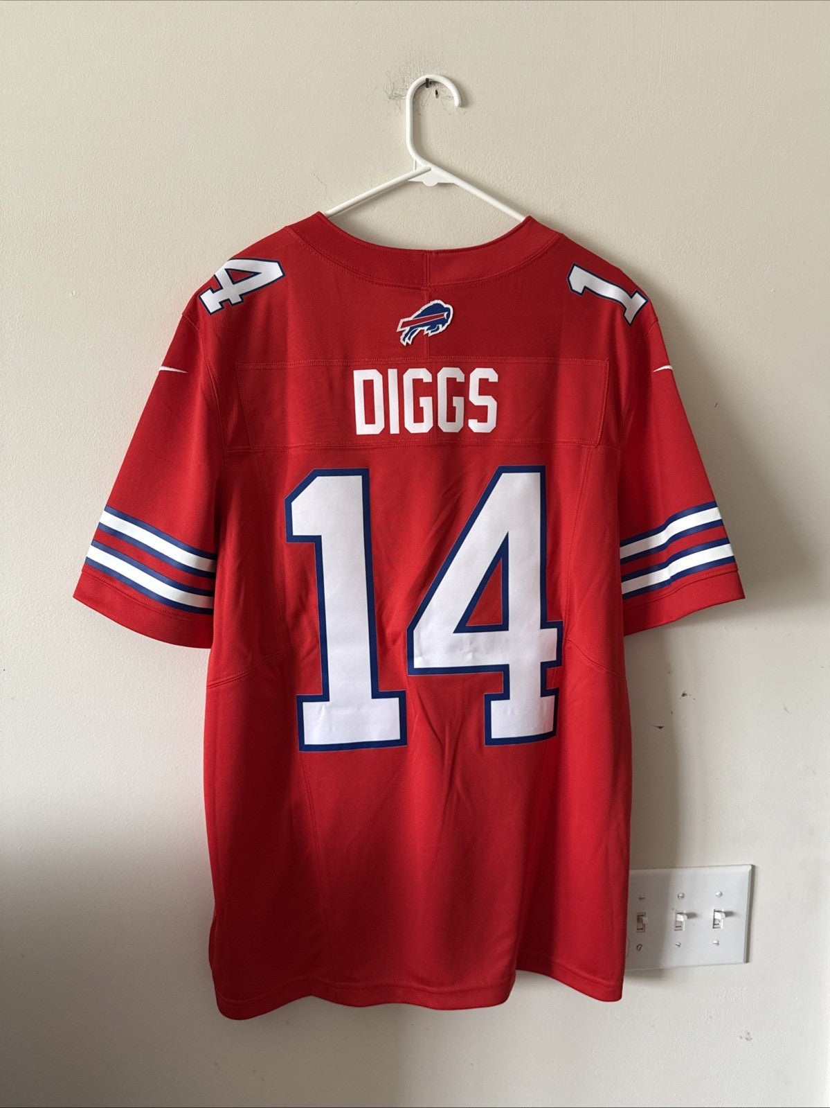 Men’s Nike Stefon Diggs #14 Buffalo Bills Vapor Lmtd Jersey Sz L - Red NWT RARE