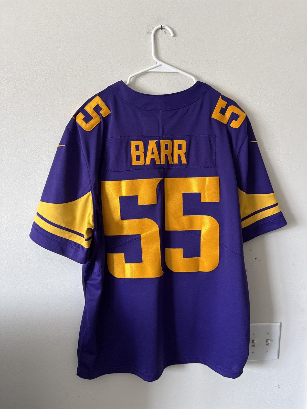 Men’s Nike Anthony Barr #55 Minnesota Vikings Vapor Limited Jersey Sz XL - RARE