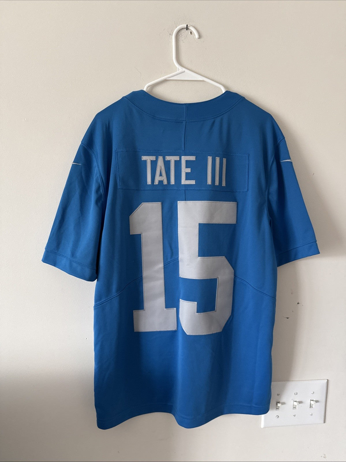 Men’s Nike Golden Tate #15 Detroit Lions Vapor Lmtd Alt Jersey Sz M - Blue RARE