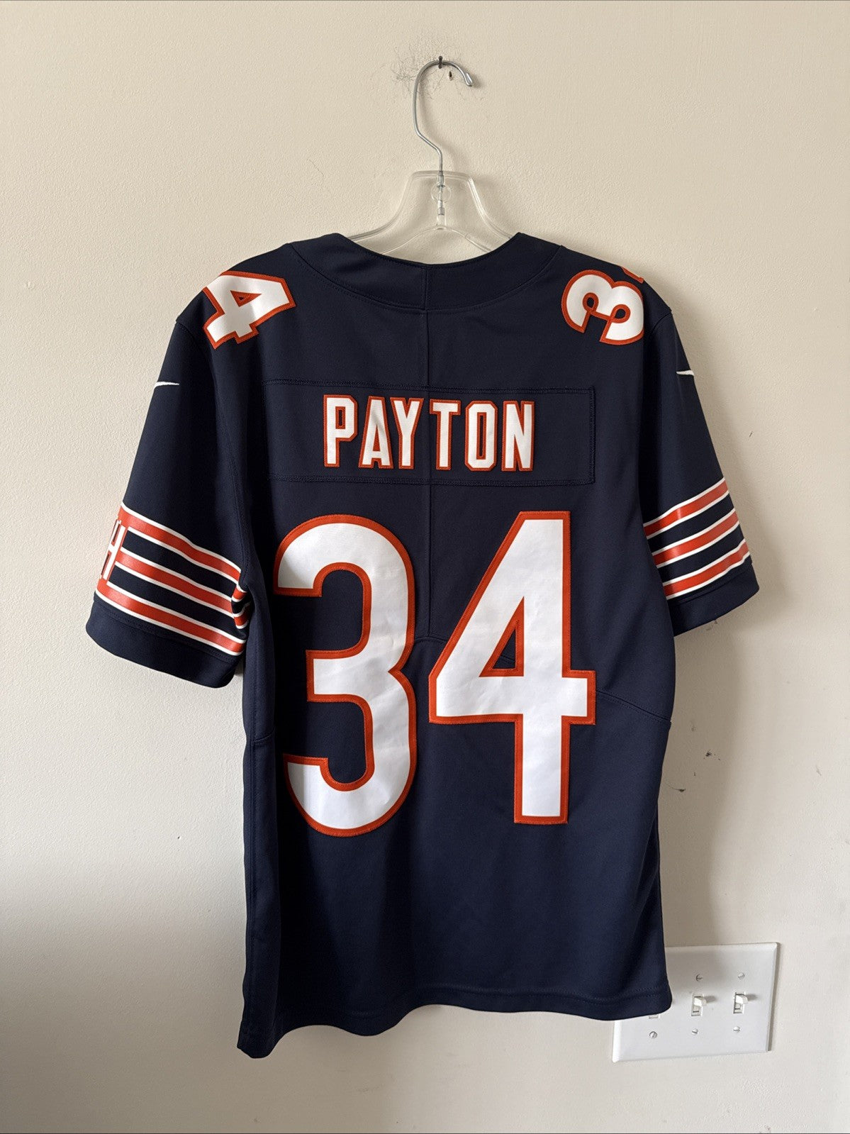 Men’s Nike Walter Payton #34 Chicago Bears Vapor Limited Jersey Sz S - Blue RARE