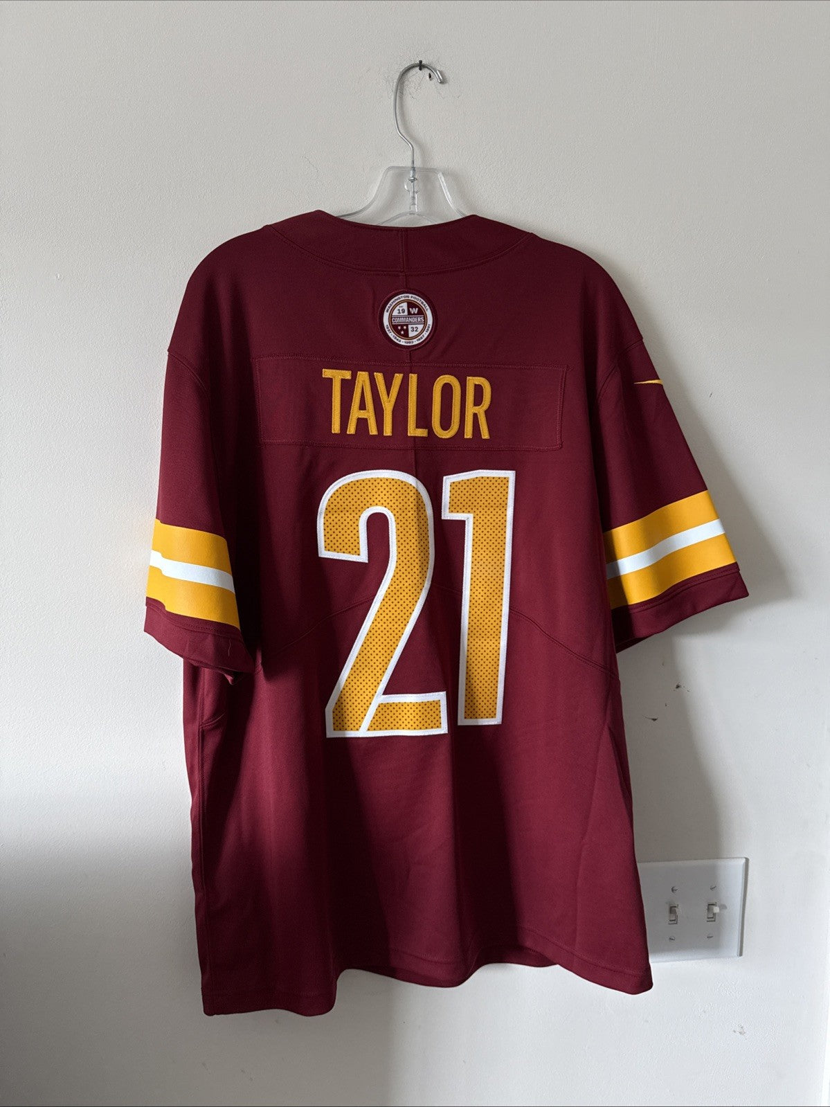 Men’s Nike Sean Taylor #21 Washington Commanders Vapor Lmtd Jersey Sz XL - RARE