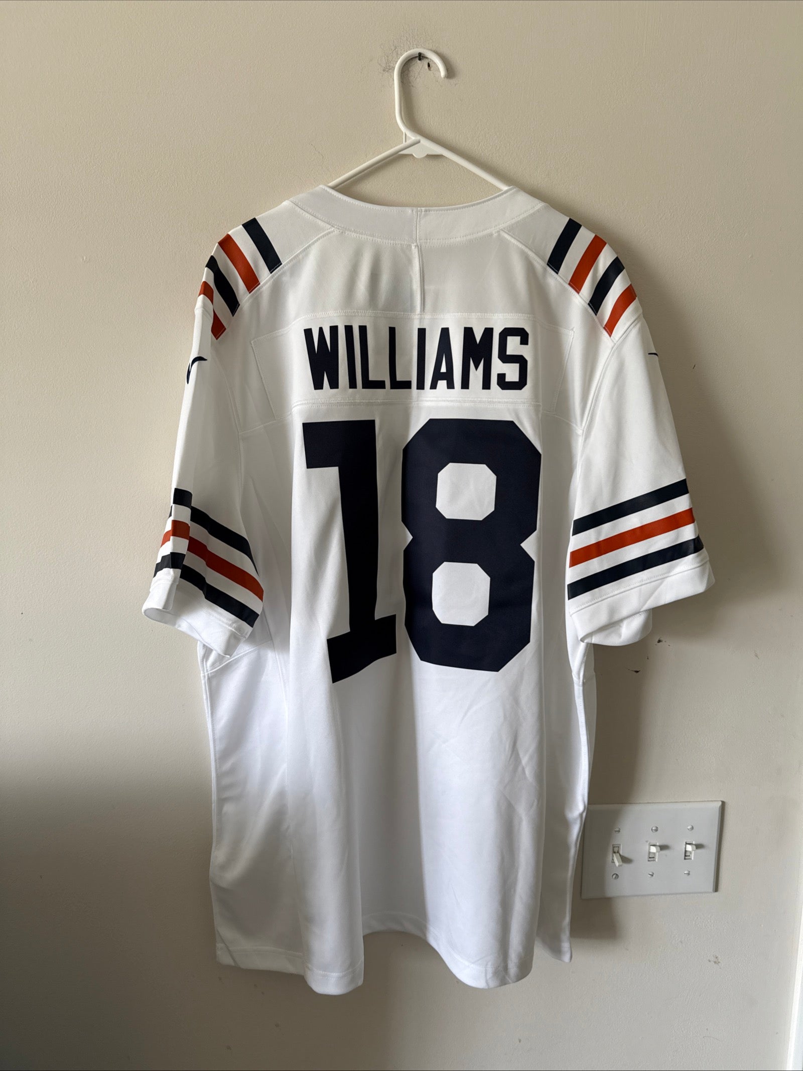Men’s Nike Caleb Williams #18 Chicago Bears Vapor Limited Alt Jersey Sz 2XL - RARE