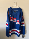 Men’s Nike Connor Hellebuyck #37 Team USA Hockey Jersey 2026 Olympics Sz XL RARE
