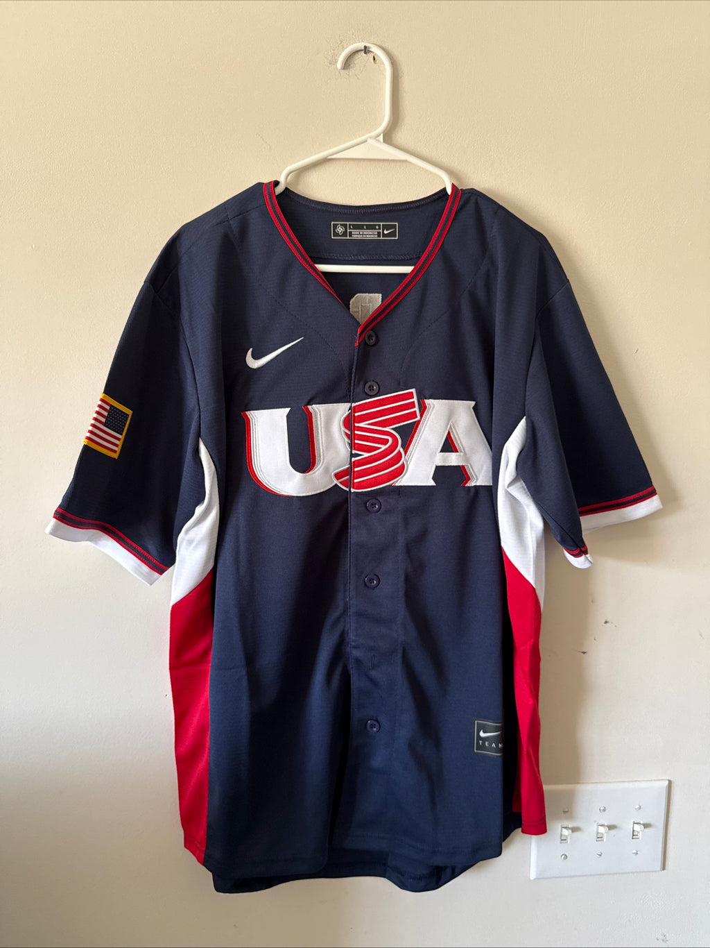 Men’s Nike Aaron Judge #99 Team USA 2026 World Baseball Classic Jersey Sz L RARE