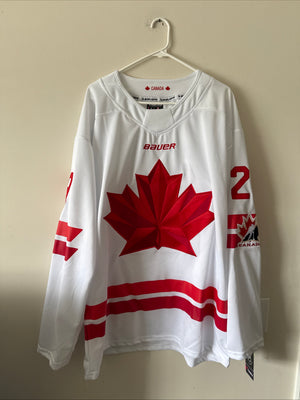 MEN’S BAUER NATHAN MACKINNON #29 TEAM CANADA 2026 OLYMPIC JERSEY SZ XL NWT RARE