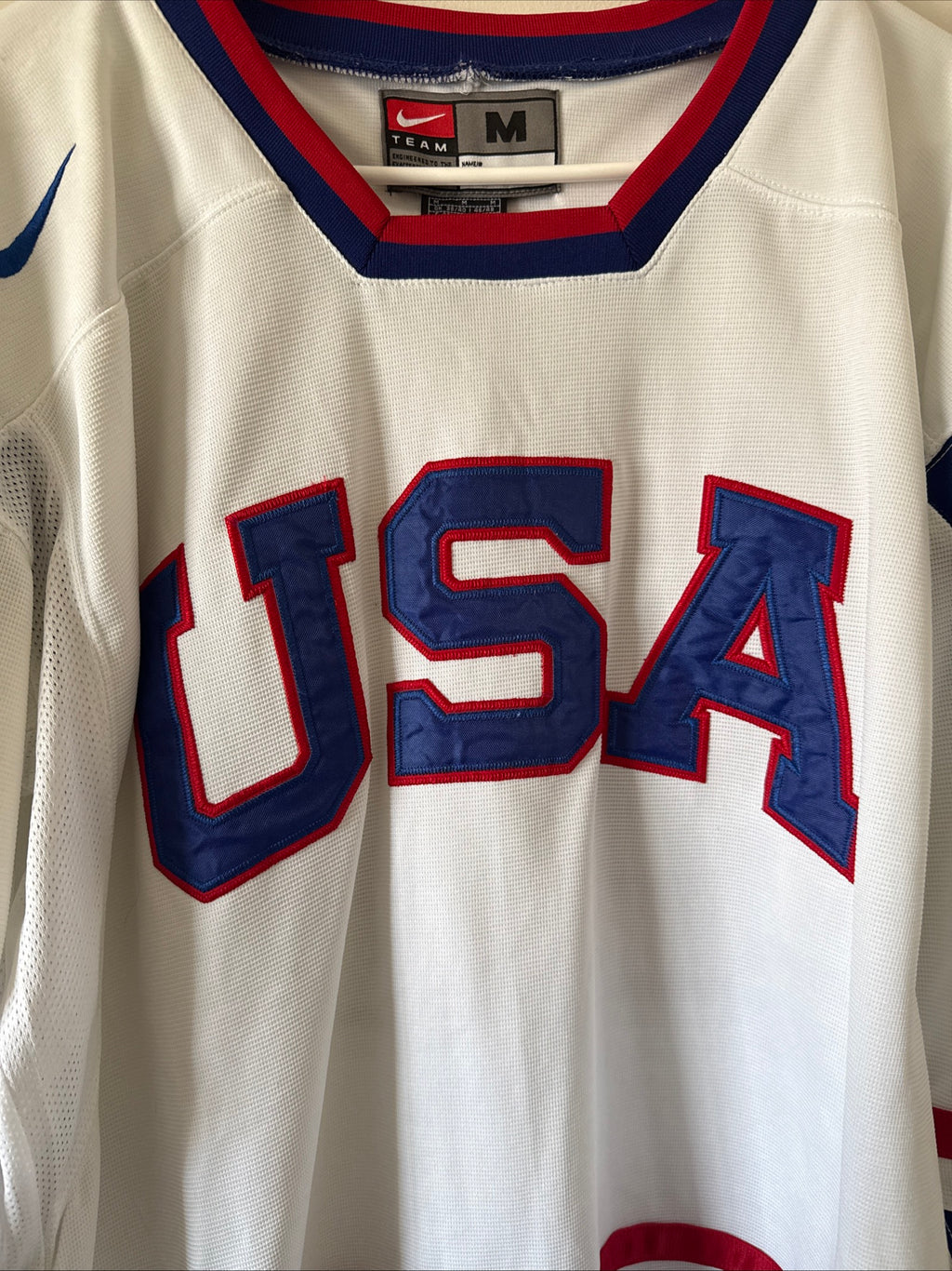 Men’s Nike Tim Thomas #30 Team USA 2010 Olympics Authentic Jersey Sz M - RARE