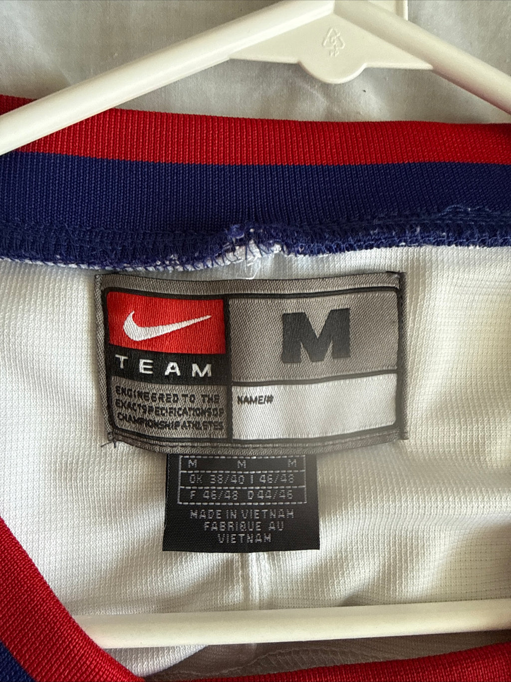 Men’s Nike Tim Thomas #30 Team USA 2010 Olympics Authentic Jersey Sz M - RARE