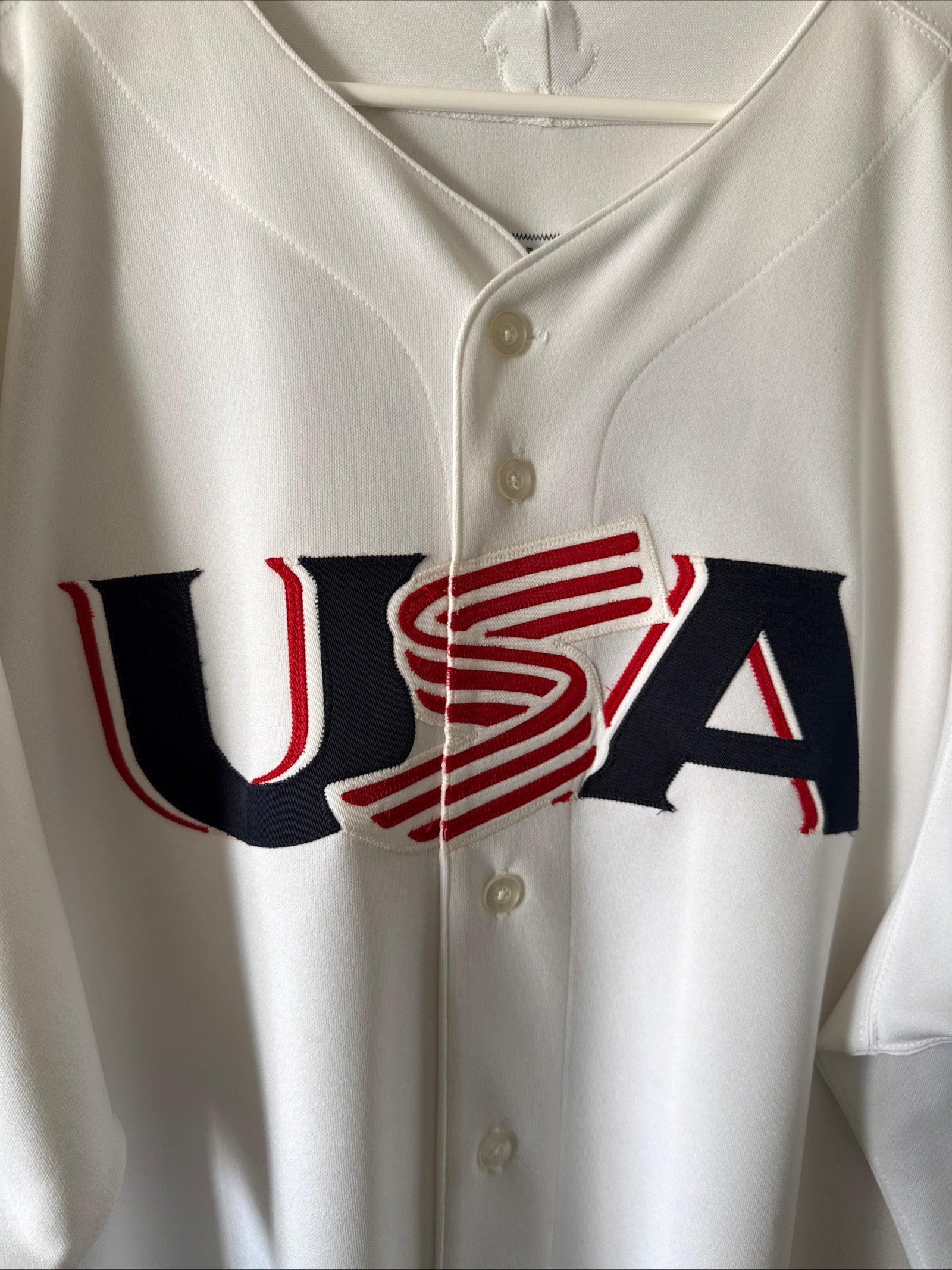 MEN’S MAJESTIC DEREK JETER #2 TEAM USA 2006 WORLD BASEBALL CLASSIC JERSEY SZ 56