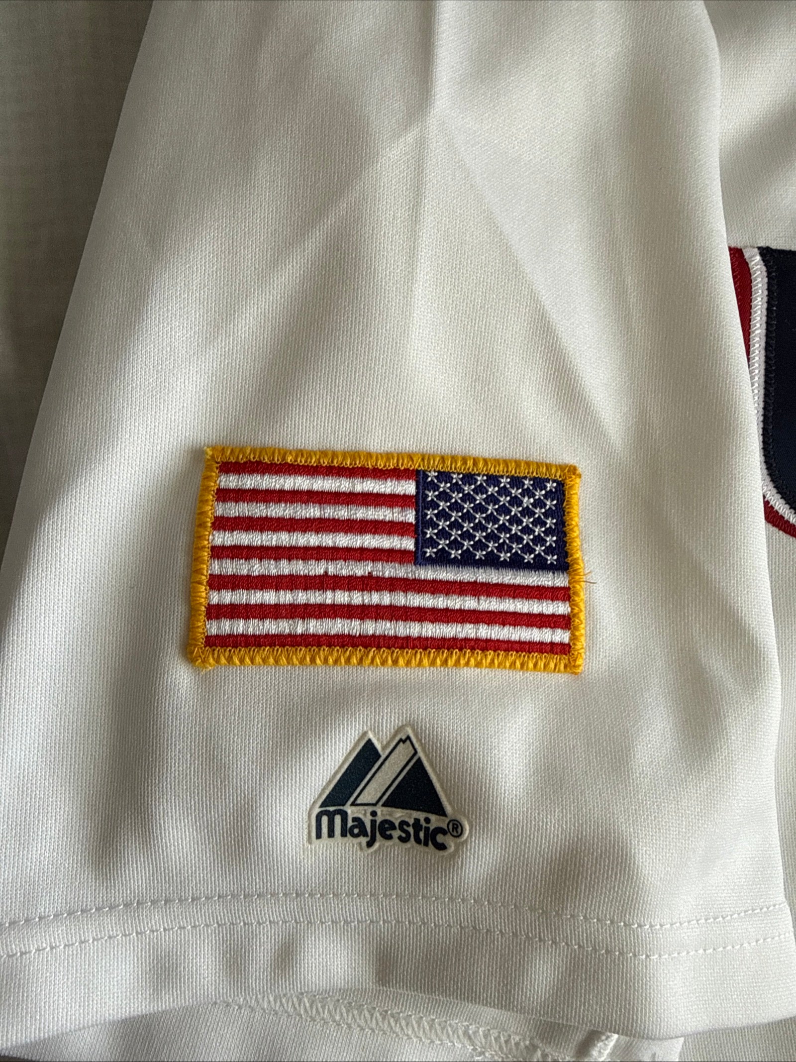 MEN’S MAJESTIC DEREK JETER #2 TEAM USA 2006 WORLD BASEBALL CLASSIC JERSEY SZ 52