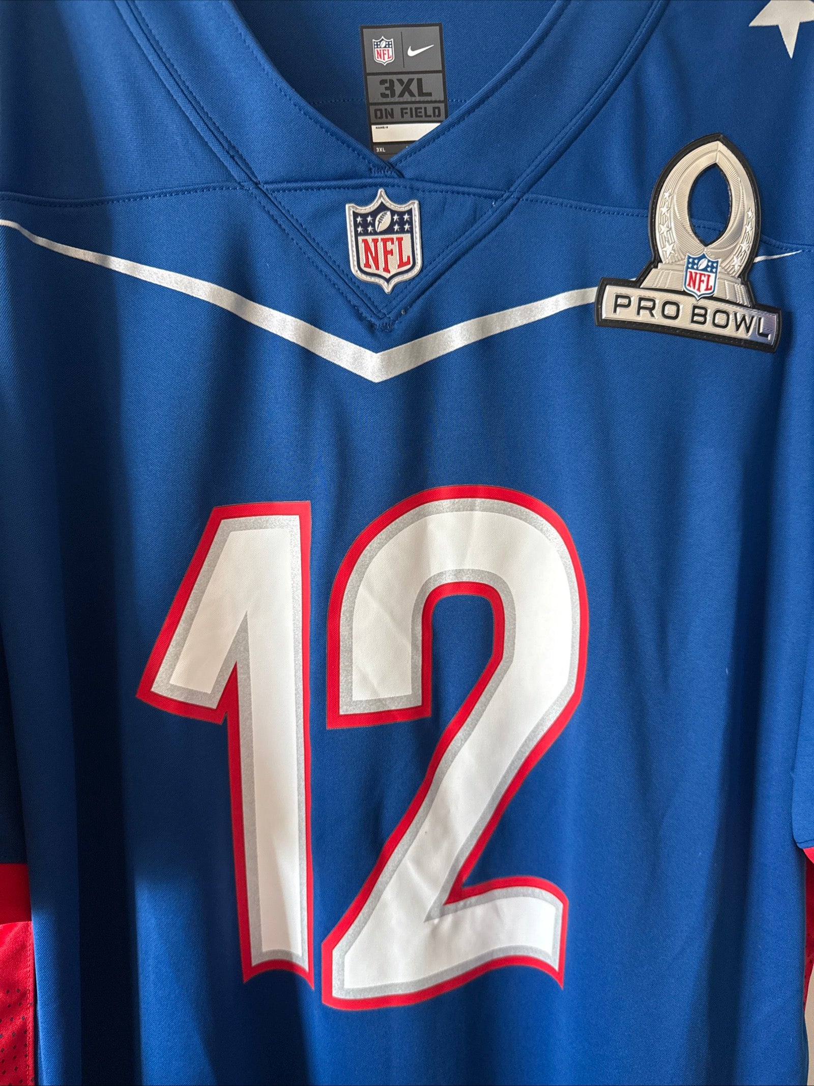 Men’s Nike Tom Brady #12 TB Buccaneers 2022 Pro Bowl Jersey Sz 3XL - Blue RARE