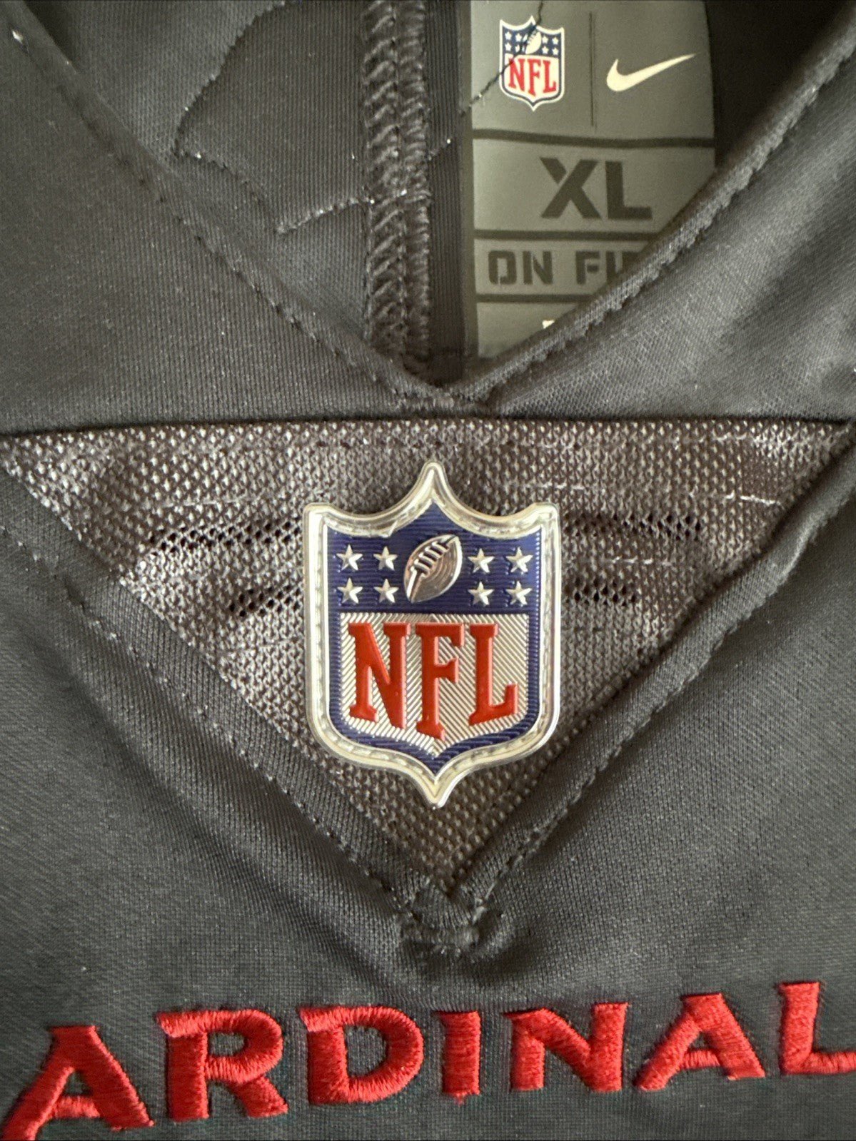 Men’s Nike DeAndre Hopkins 10 Arizona Cardinals Vapor Limited Alt Jersey Sz XL - Kyle’s Football Cards