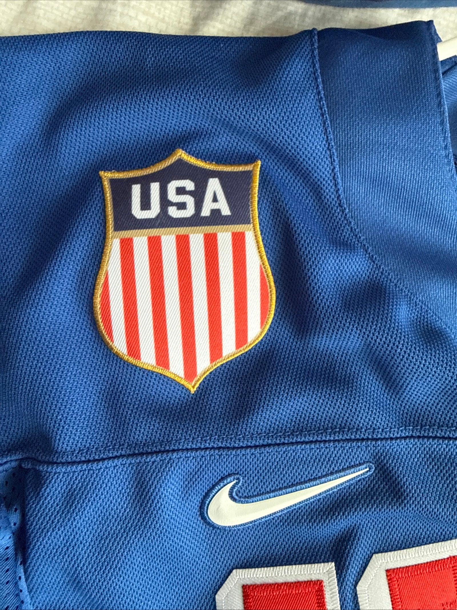 Men’s Nike Dylan Larkin 21 Team USA Hockey 2026 Olympics Jersey Sz XL NWT RARE - Kyle’s Football Cards