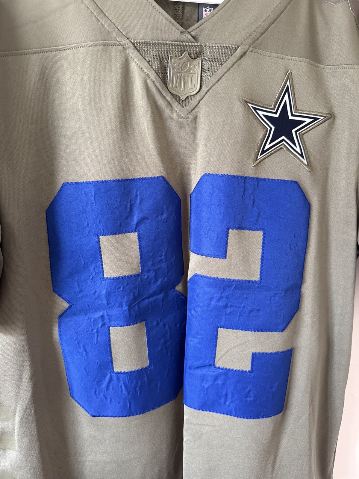 Men’s Nike Jason Witten 82 Dallas Cowboys Salute To Service Jersey Sz S - RARE - Kyle’s Football Cards