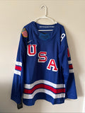 Men’s Nike Matthew Tkachuk 19 Team USA Hockey 2026 Olympics Jersey XL RARE NWT - Kyle’s Football Cards