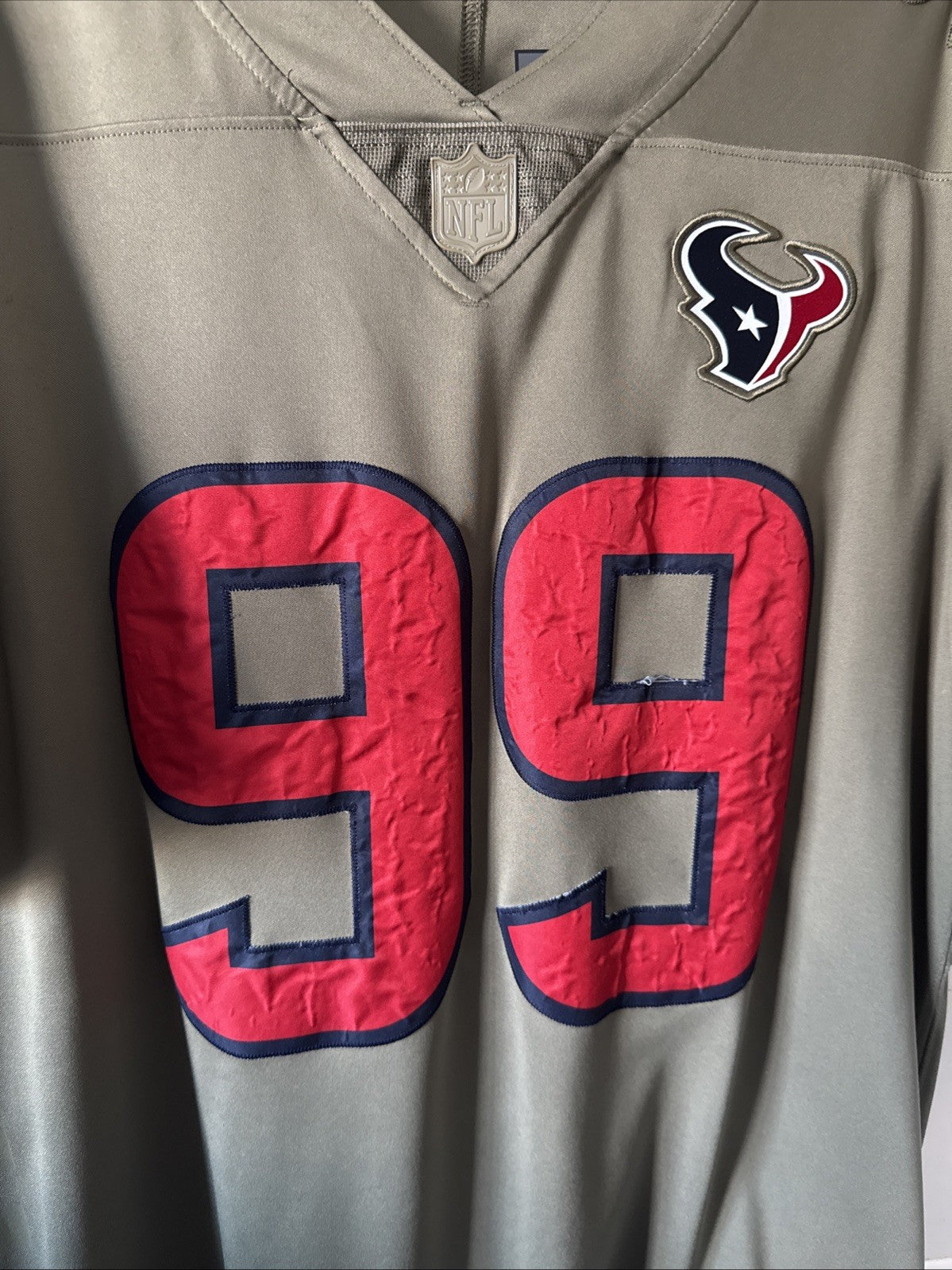 Men’s Nike JJ Watt #99 Houston Texans Salute to Service Limited Jersey Sz L RARE