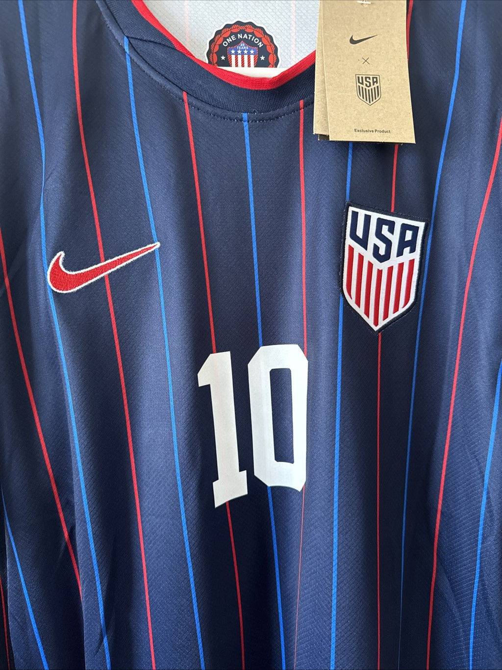 Men's Nike Christian Pulisic #10 USMNT 2025 Stadium Away Jersey Sz XL - NWT RARE