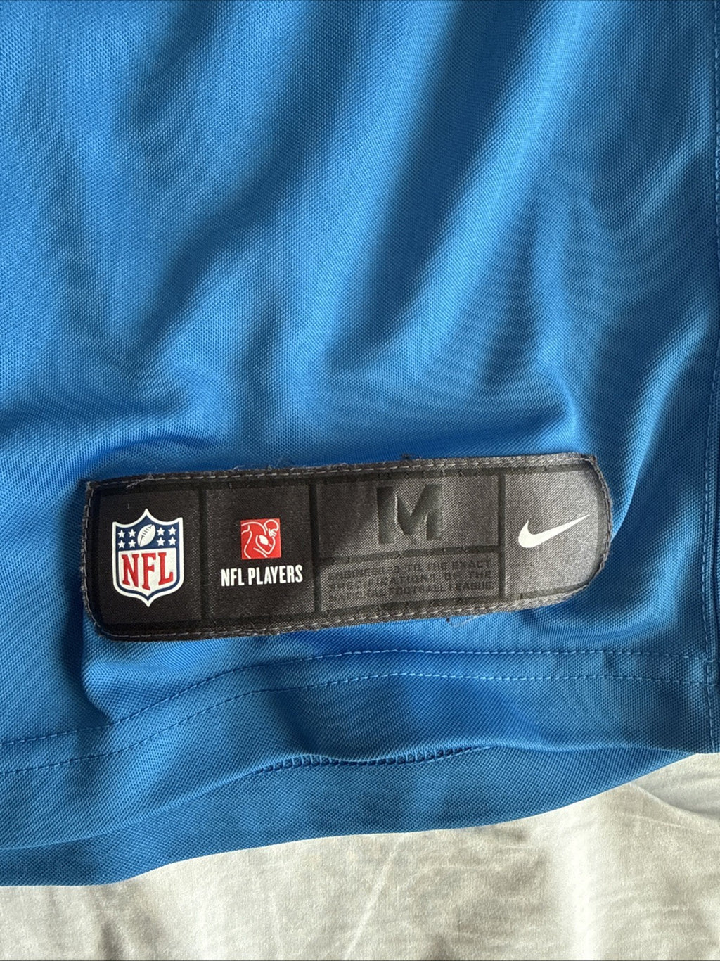 Men’s Nike Calvin Johnson #81 Detroit Lions Vapor Limited Jersey Sz M Blue RARE