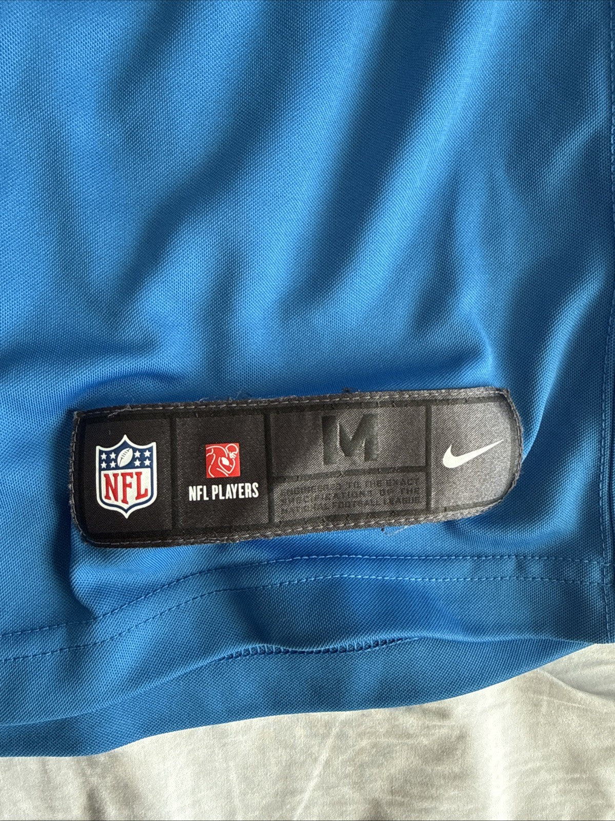 Men’s Nike Calvin Johnson #81 Detroit Lions Vapor Limited Jersey Sz M Blue RARE