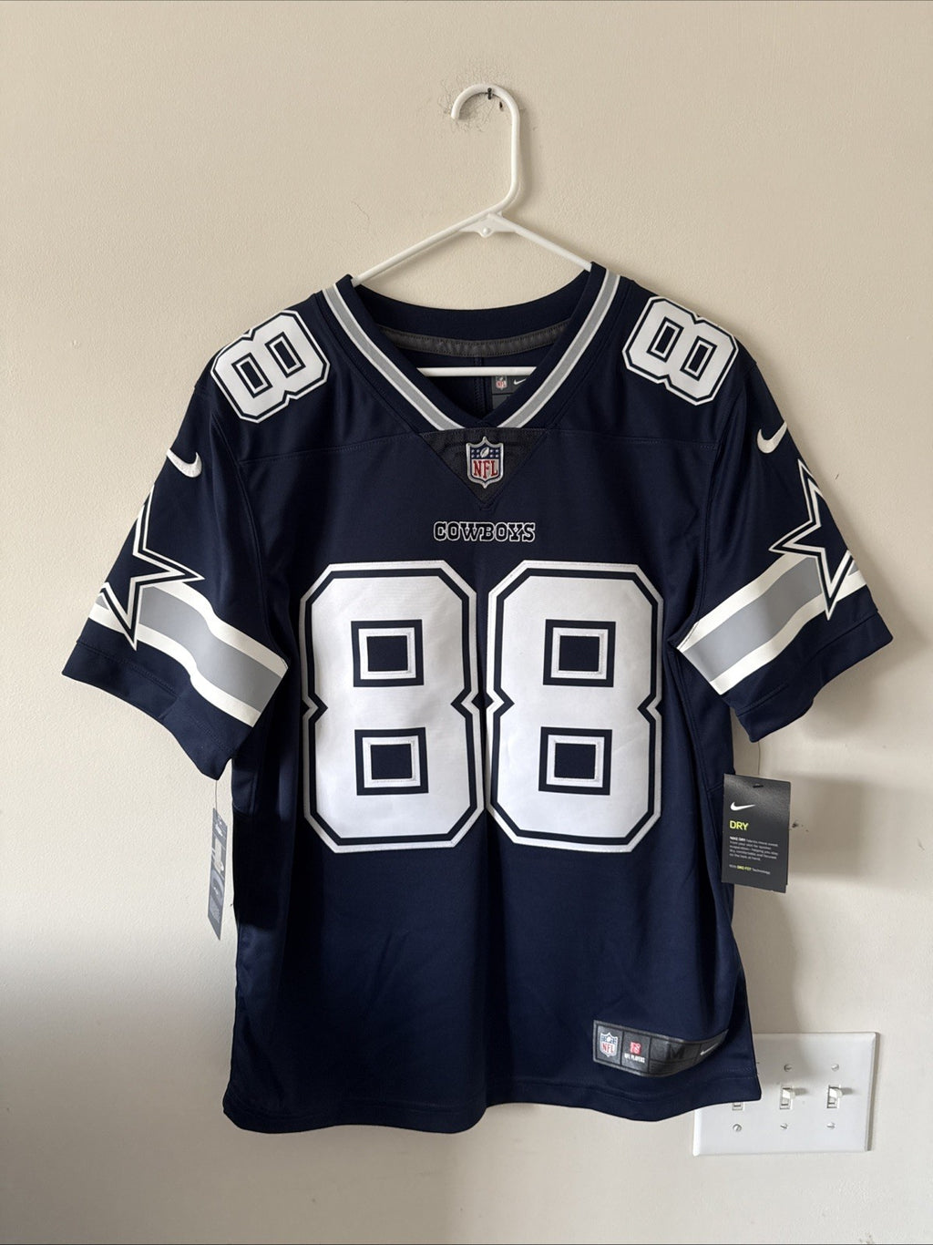 Men’s Nike Dez Bryant #88 Dallas Cowboys Vapor Lmtd NFL Jersey Sz M - Blue NWT