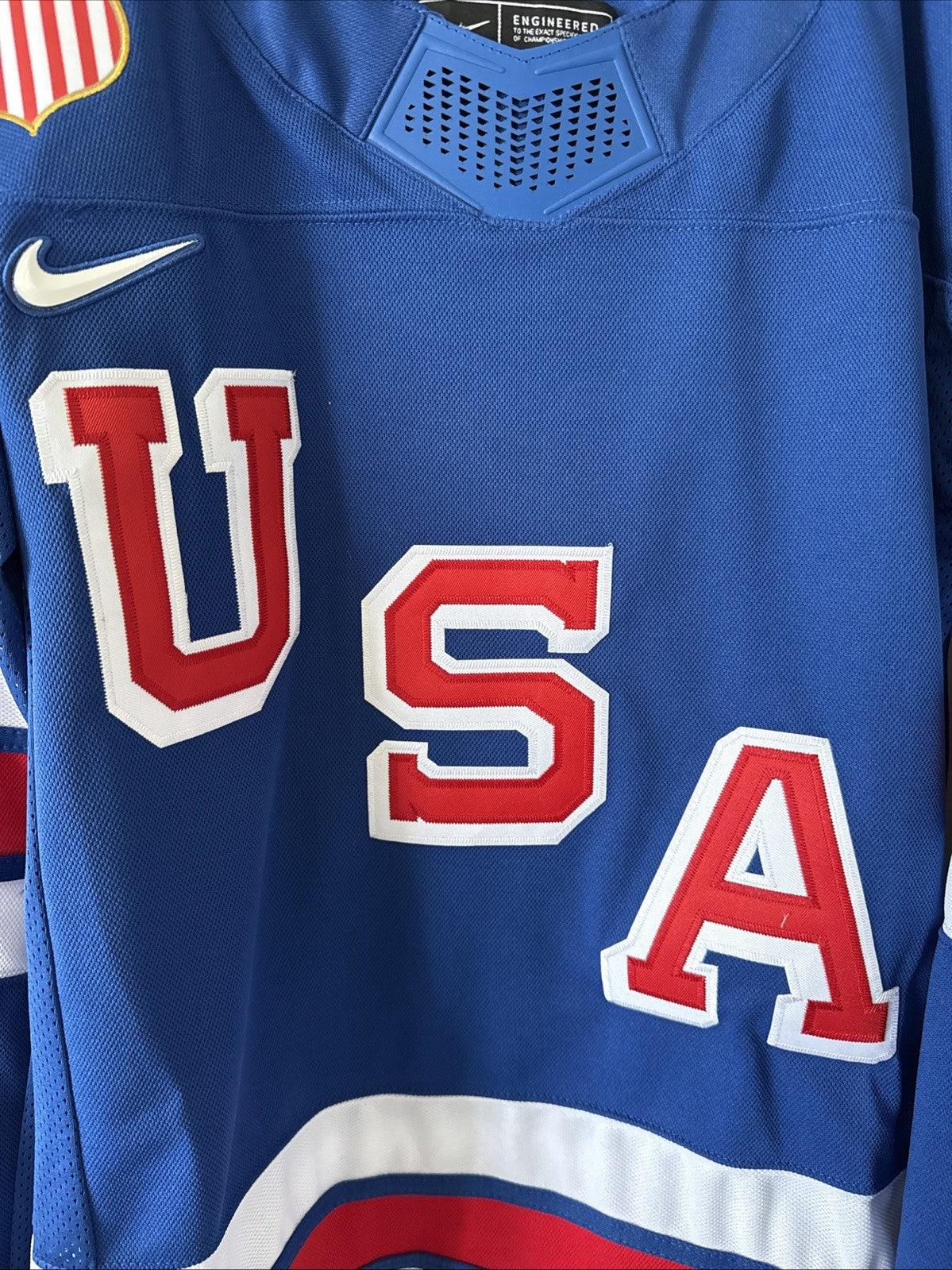 Men’s Nike Brady Tkachuk #7 Team USA 2026 Winter Olympics Jersey Size S NWT RARE