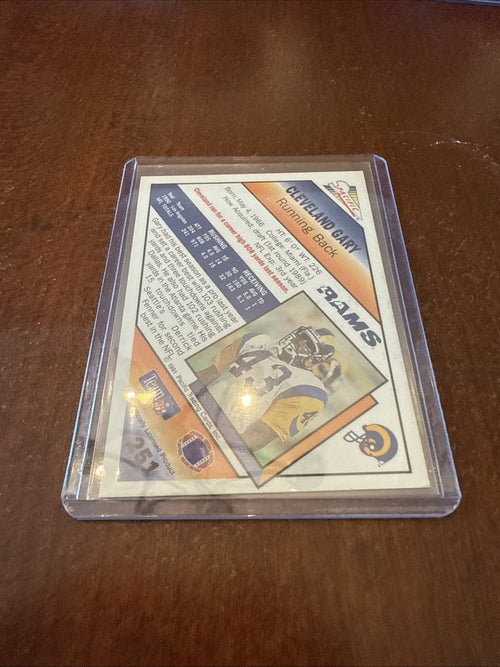 1991 Pacific - Cleveland Gary #251 Autograph