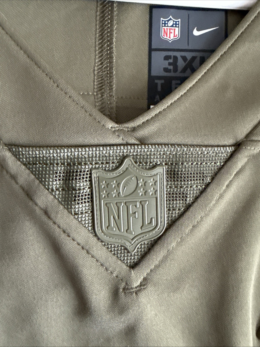 Men's Nike Cam Newton #1 Carolina Panthers Salute To Service Jersey Sz 3XL RARE