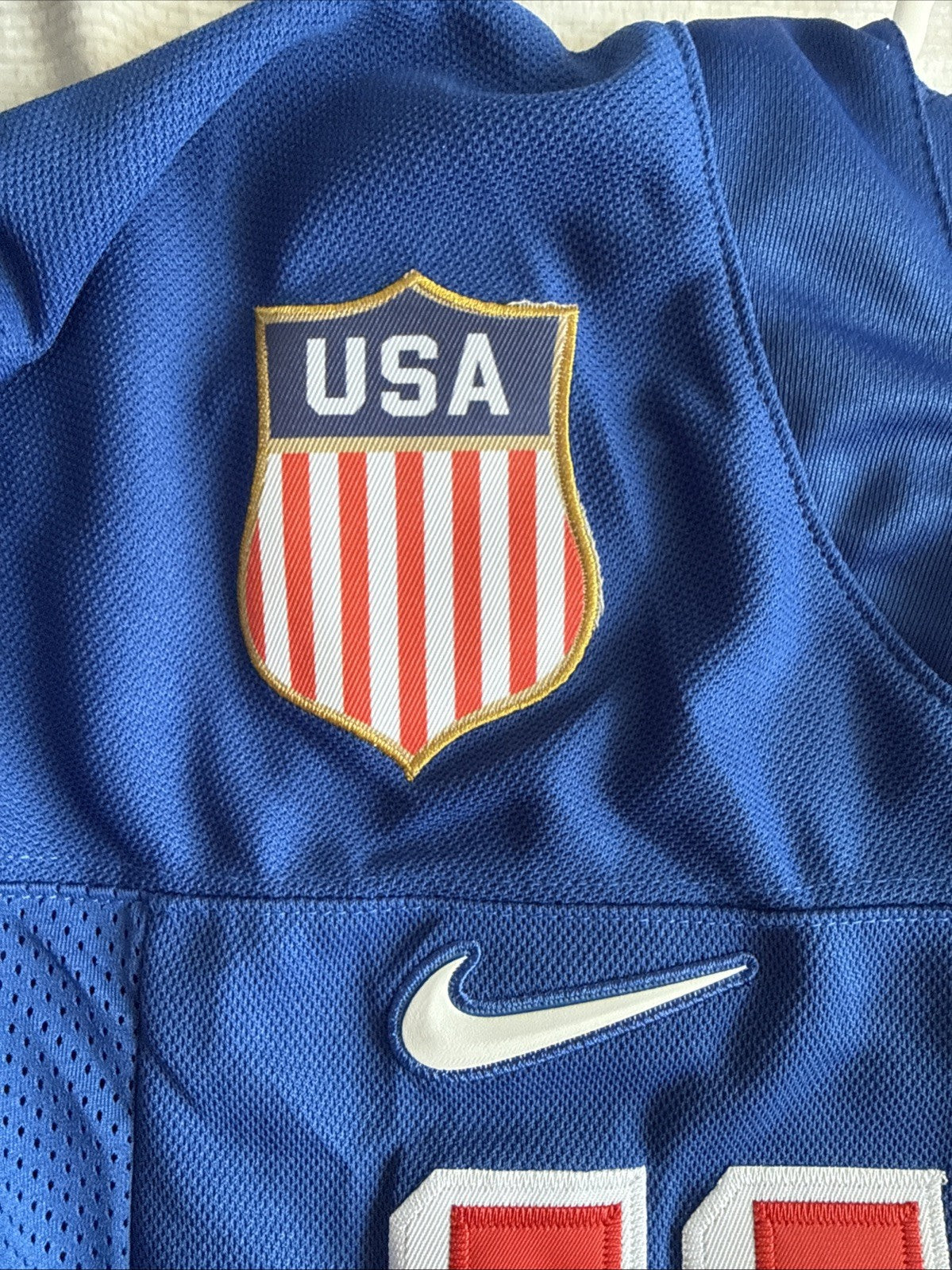 Men’s Nike Jack Hughes #86 Team USA Hockey Jersey 2026 Olympics Sz L Blue RARE