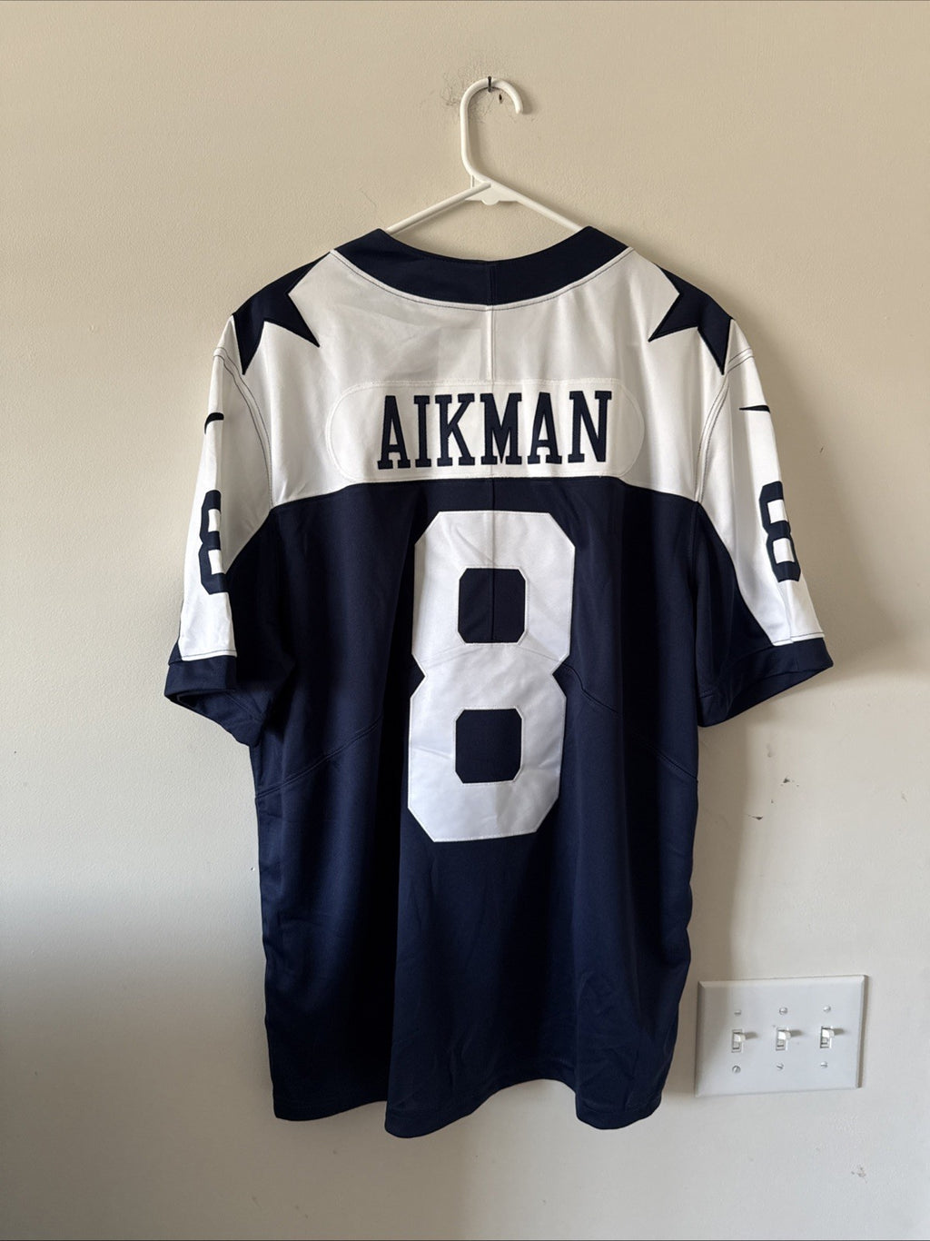 Men’s Nike Troy Aikman #8 Dallas Cowboys Vapor Lmtd Throwback Jersey Sz XL RARE
