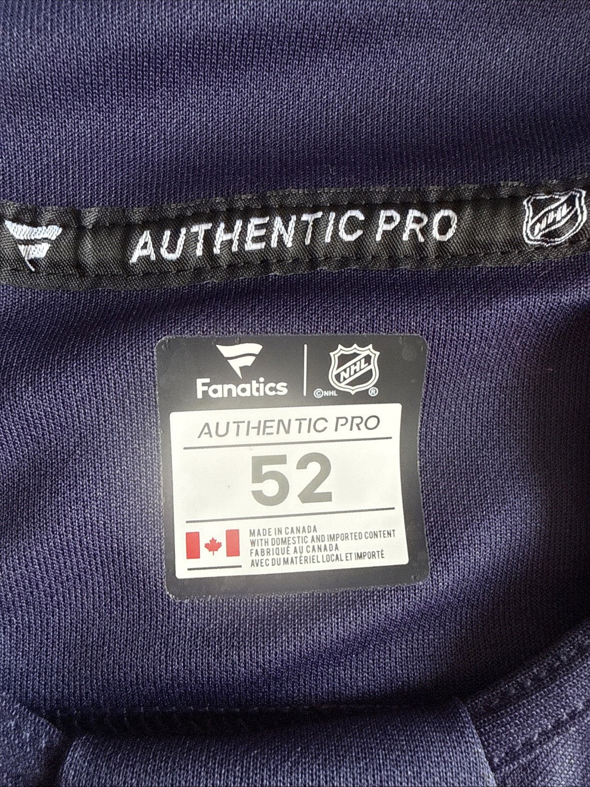 Men’s Fanatics Jack Hughes #86 Team USA 4 Nations Faceoff Jersey Size 52 - RARE