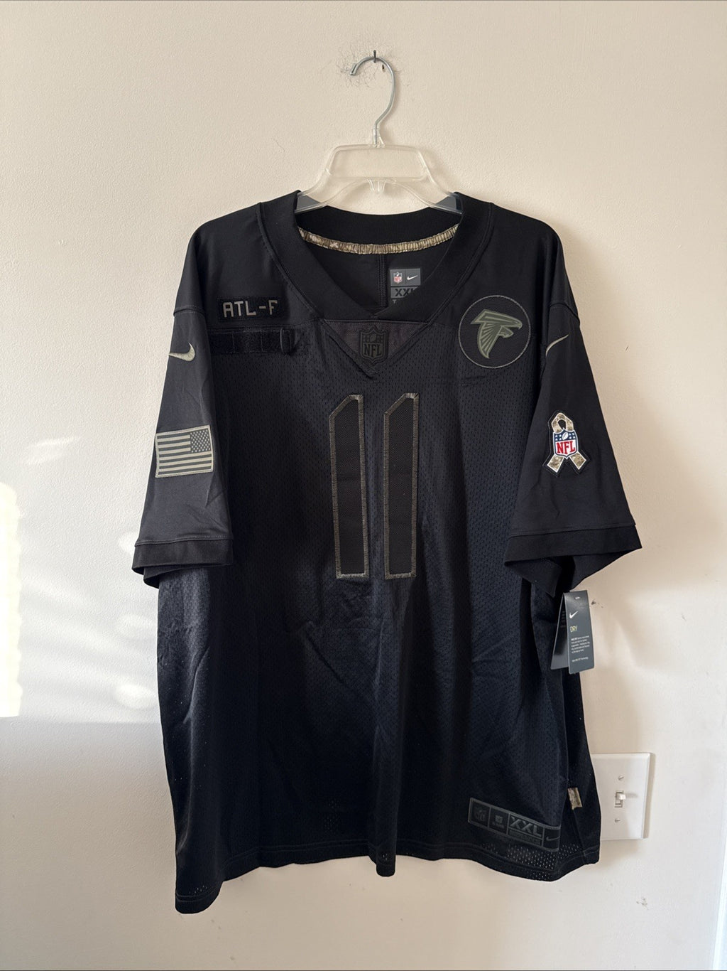 Men’s Nike Julio Jones #11 Falcons 2020 Salute to Service Jersey Sz 2XL NWT RARE