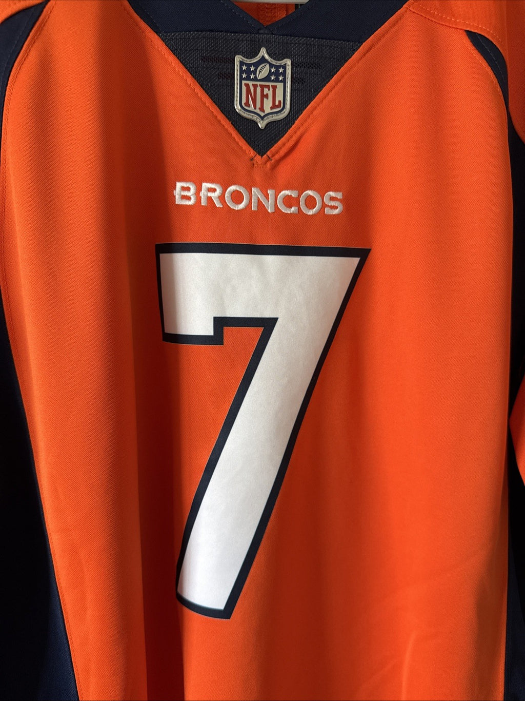 Men’s Nike John Elway #7 Denver Broncos Vapor Lmtd NFL Jersey Sz L - Orange RARE