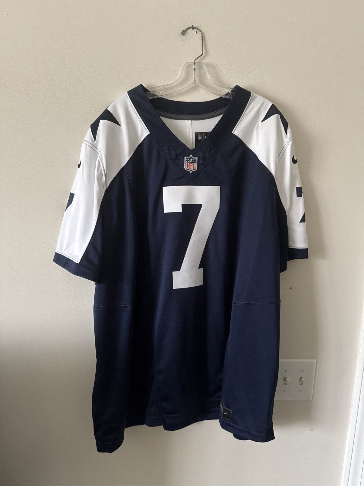 Men’s Nike Trevon Diggs #7 Dallas Cowboys Vapor Limited Jersey Sz 3XL - Blue