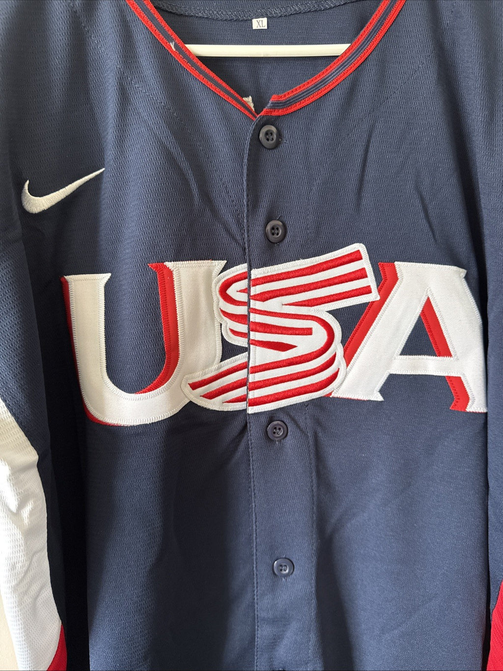 Men’s Nike Peter Crow-Armstrong #4 Team USA World Baseball Classic Jersey Sz XL
