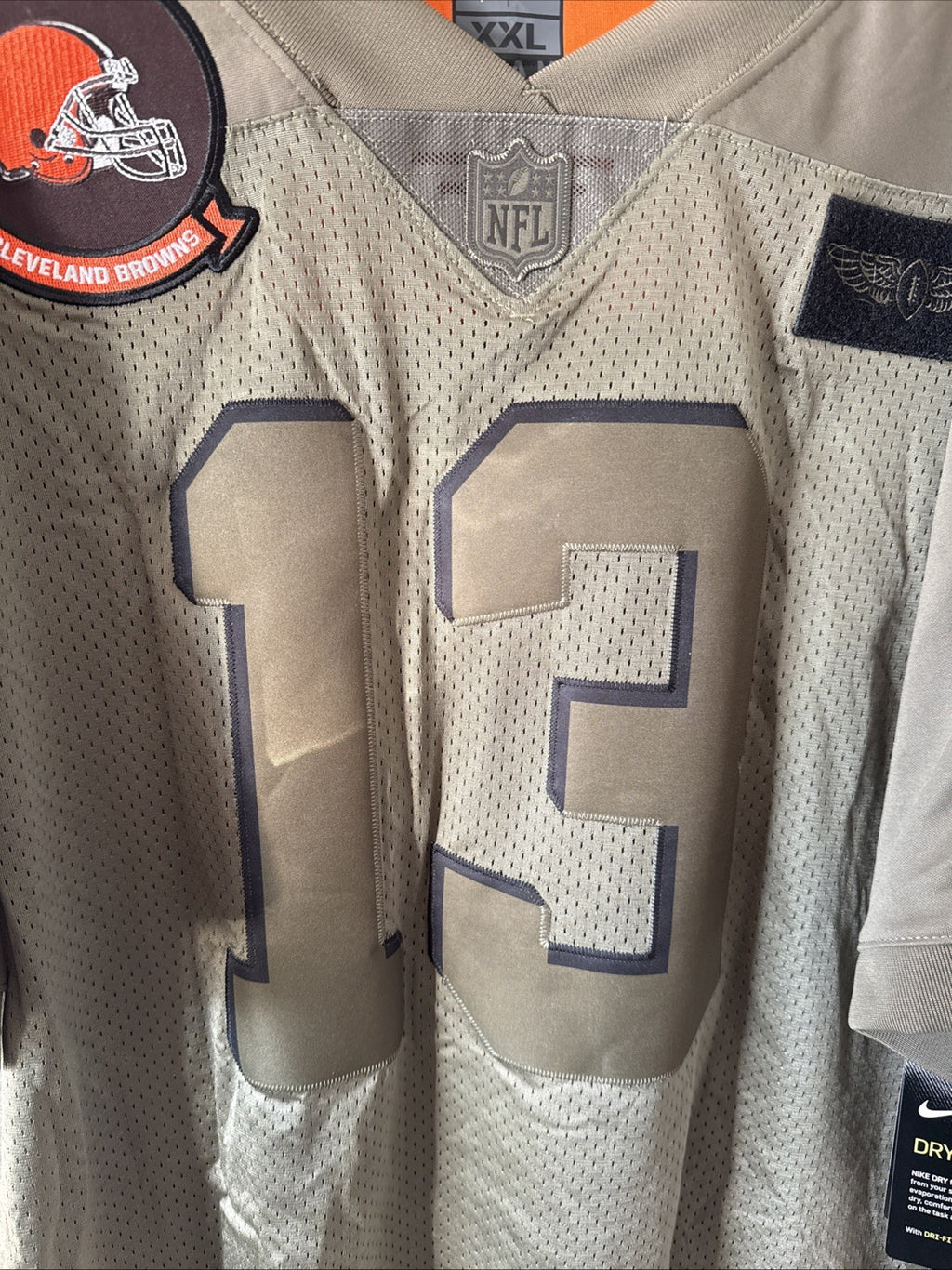 Men's Nike Odell Beckham Jr #13 Browns Salute to Service Jersey Sz 2XL NWT RARE