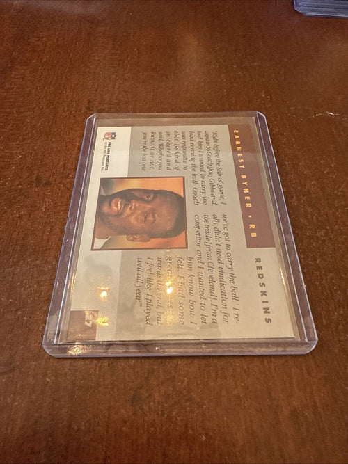 1991 Pro Line Portraits - Earnest Byner #27 Autograph