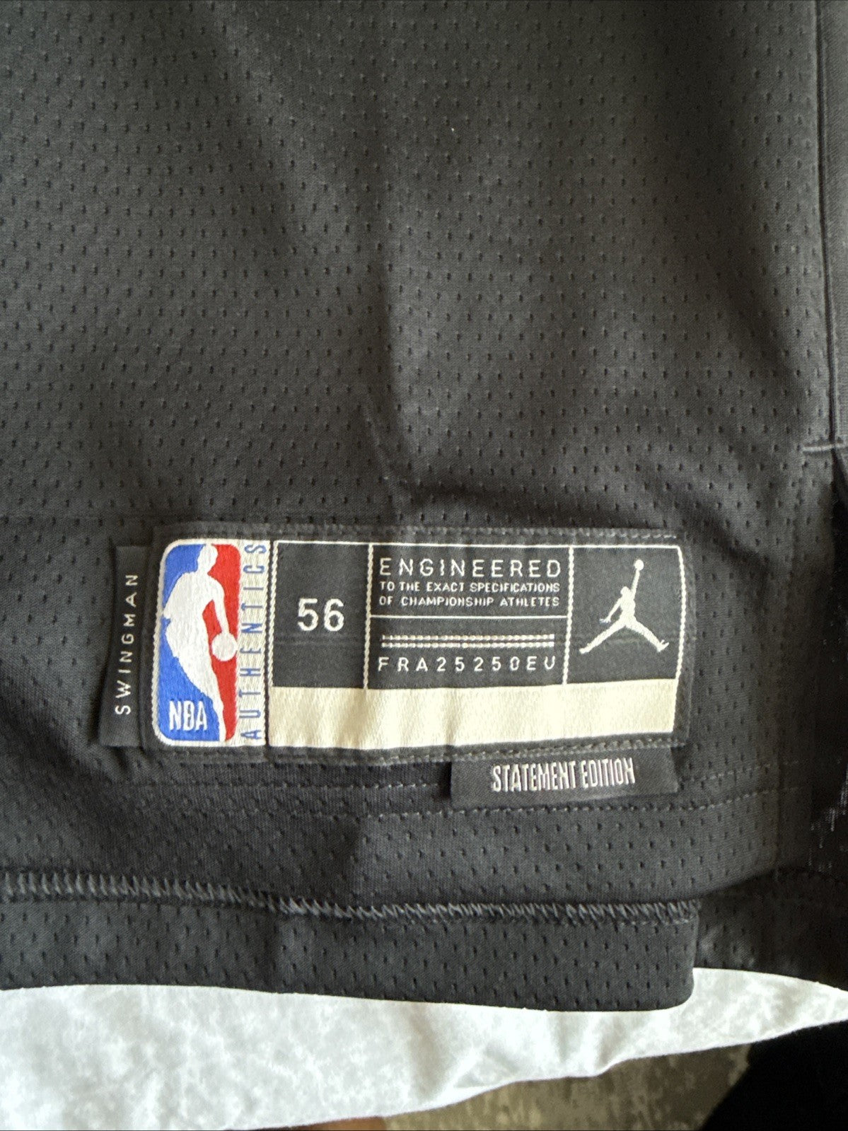 Men’s Jordan Nic Claxton #33 Brooklyn Nets Swingman NBA Jersey Sz 56 - NWT RARE