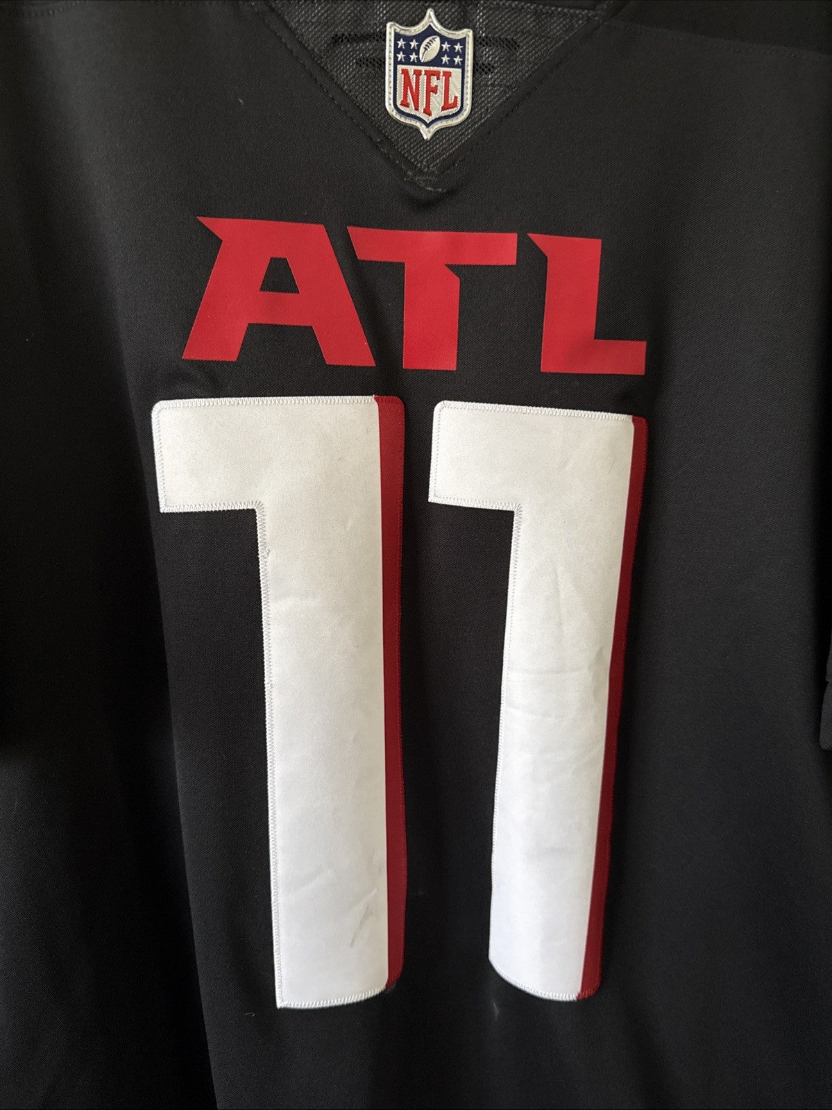 Men’s Nike Julio Jones #11 Atlanta Falcons Vapor Lmtd Jersey Sz L - Black RARE
