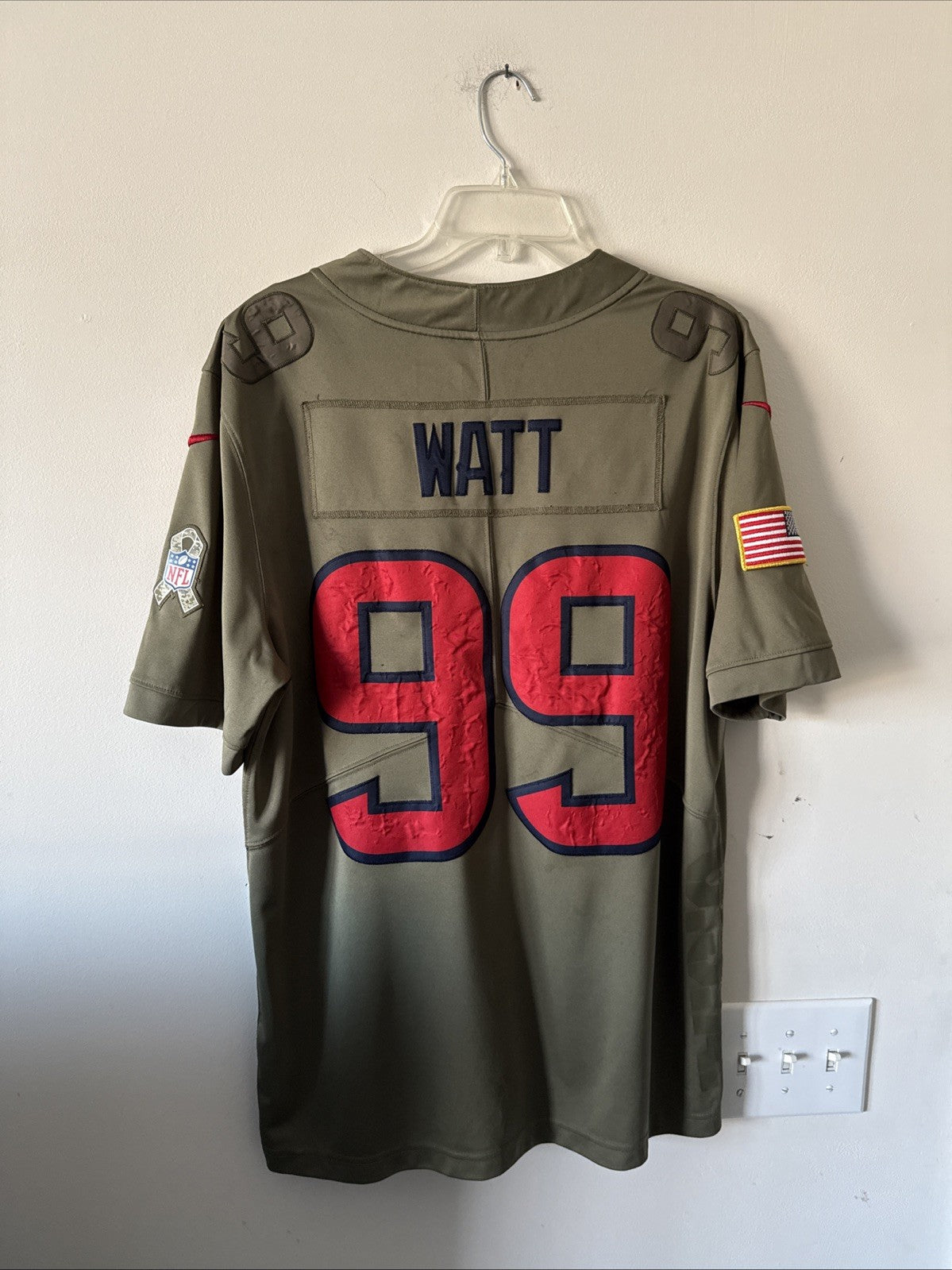 Men’s Nike JJ Watt #99 Houston Texans Salute to Service Limited Jersey Sz L RARE