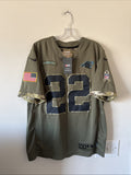 Men’s Nike Christian McCaffrey #22 Panthers Salute To Service Lmtd Jersey Sz L