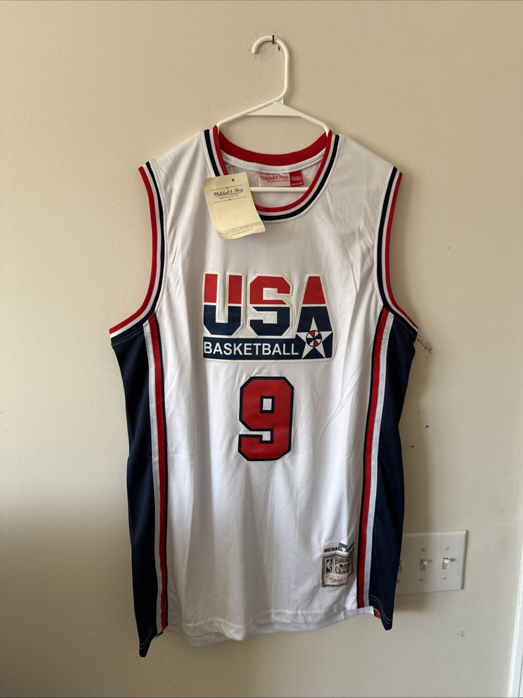 Men’s Mitchell & Ness Michael Jordan #9 1992 Dream Team USA Jersey Sz 48 - NWT