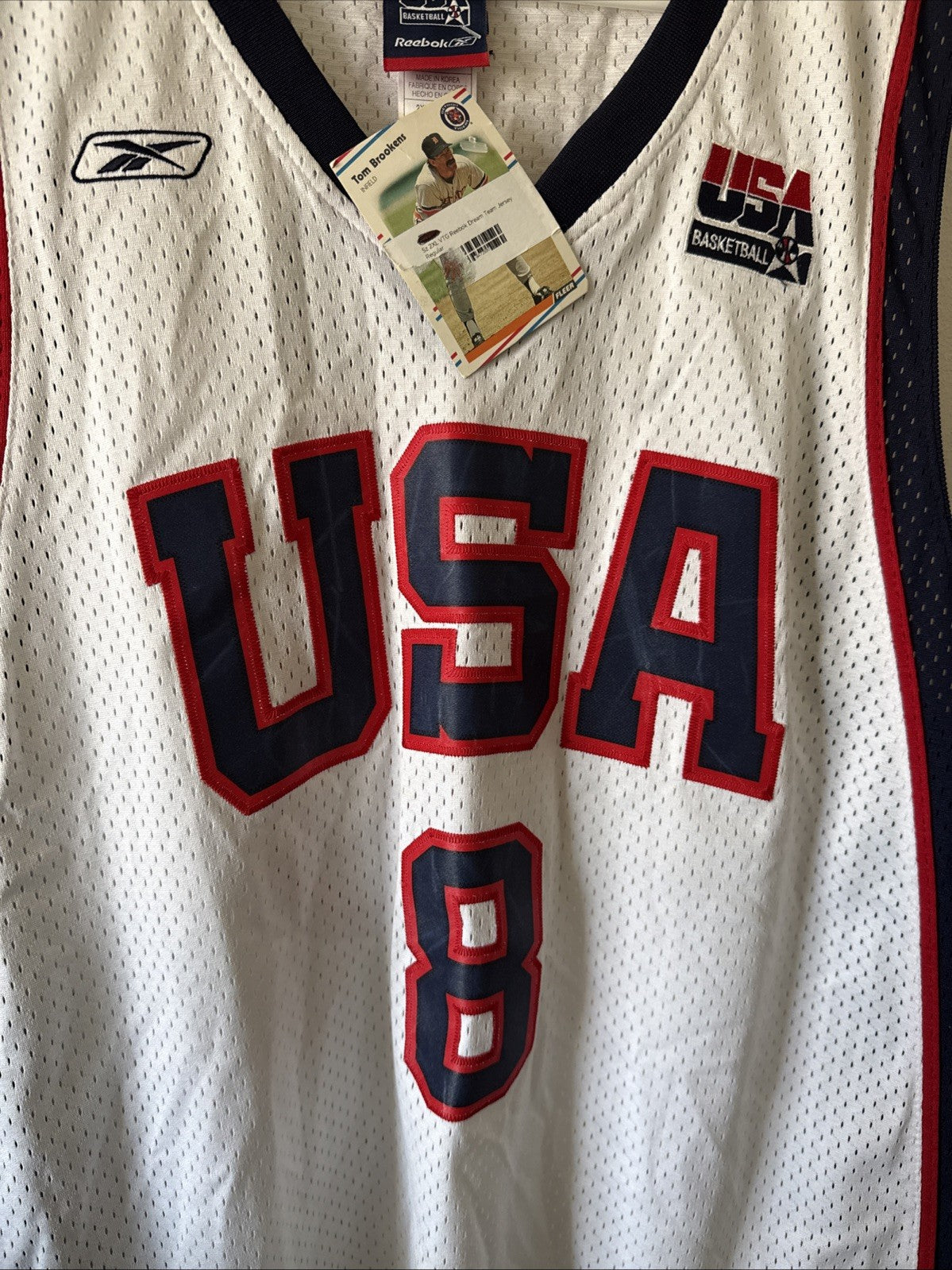 Men’s Reebok Carmelo Anthony #8 Team USA 2004 Olympics Jersey Sz 2XL - NWT RARE