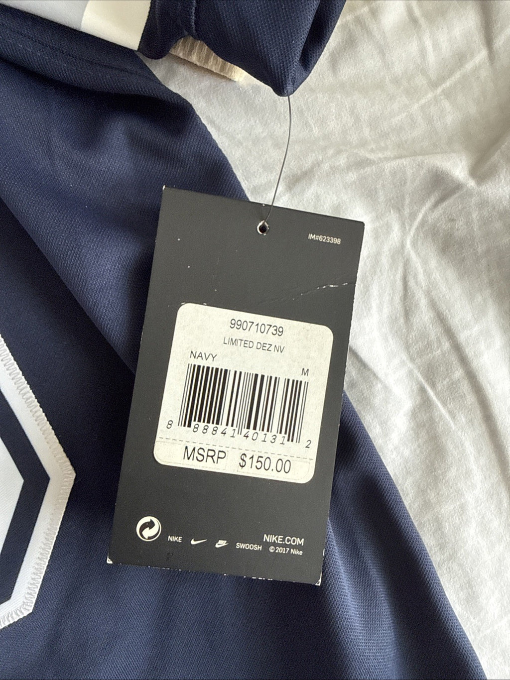 Men’s Nike Dez Bryant #88 Dallas Cowboys Vapor Lmtd NFL Jersey Sz M - Blue NWT