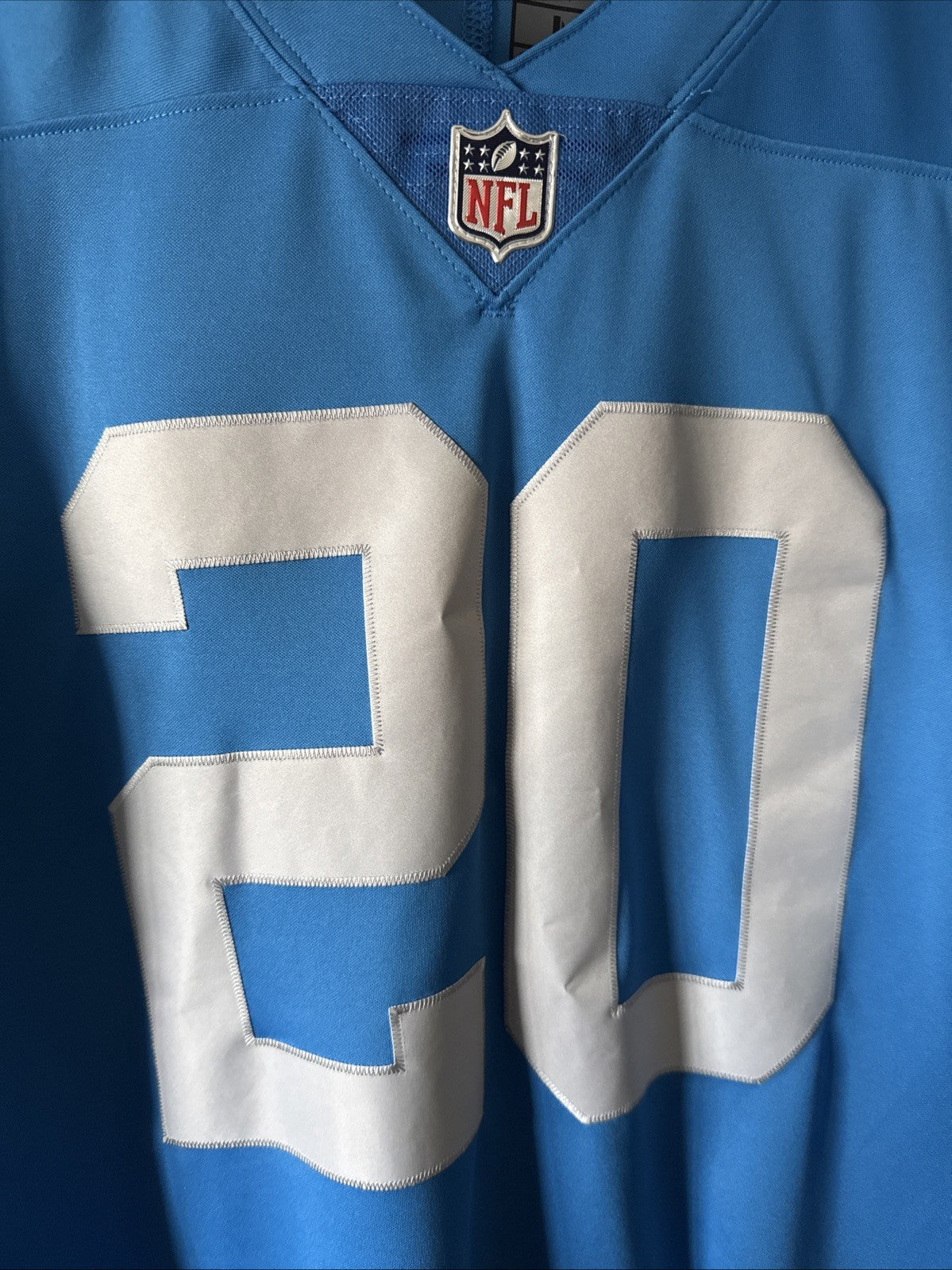 Men’s Nike Barry Sanders #20 Detroit Lions Vapor Limited NFL Jersey Sz M - Blue