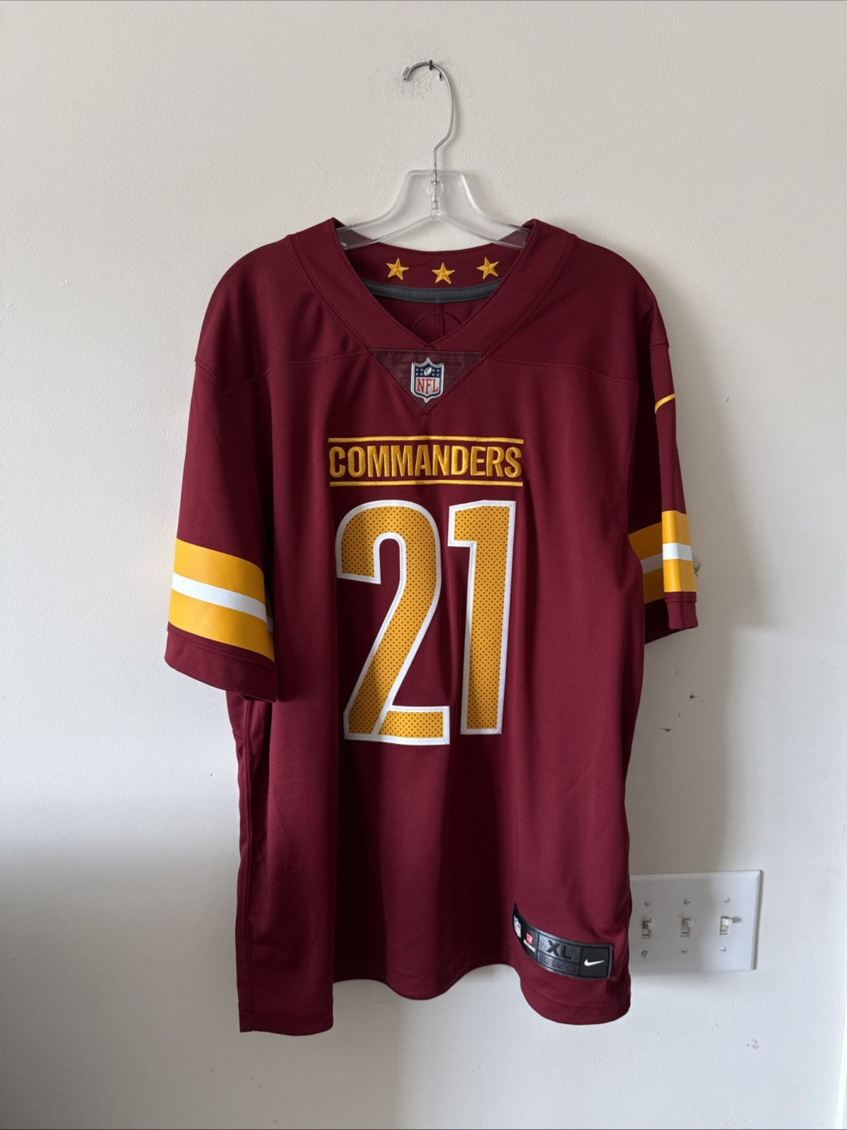 Men’s Nike Sean Taylor #21 Washington Commanders Vapor Lmtd Jersey Sz XL - RARE