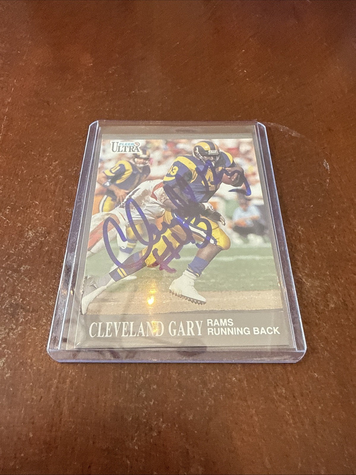 1991 Fleer Ultra - Cleveland Gary #187 Autograph