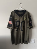 Men’s Nike TJ WATT #90 Steelers 2021 Salute To Service Limited Jersey Sz XL RARE
