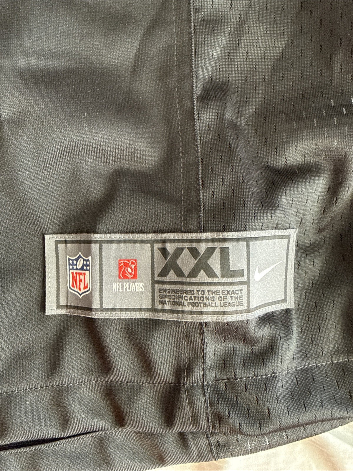 Men’s Nike AJ Hawk #56 Oakland Raiders NFL Football Jersey Sz 2XL - Black RARE