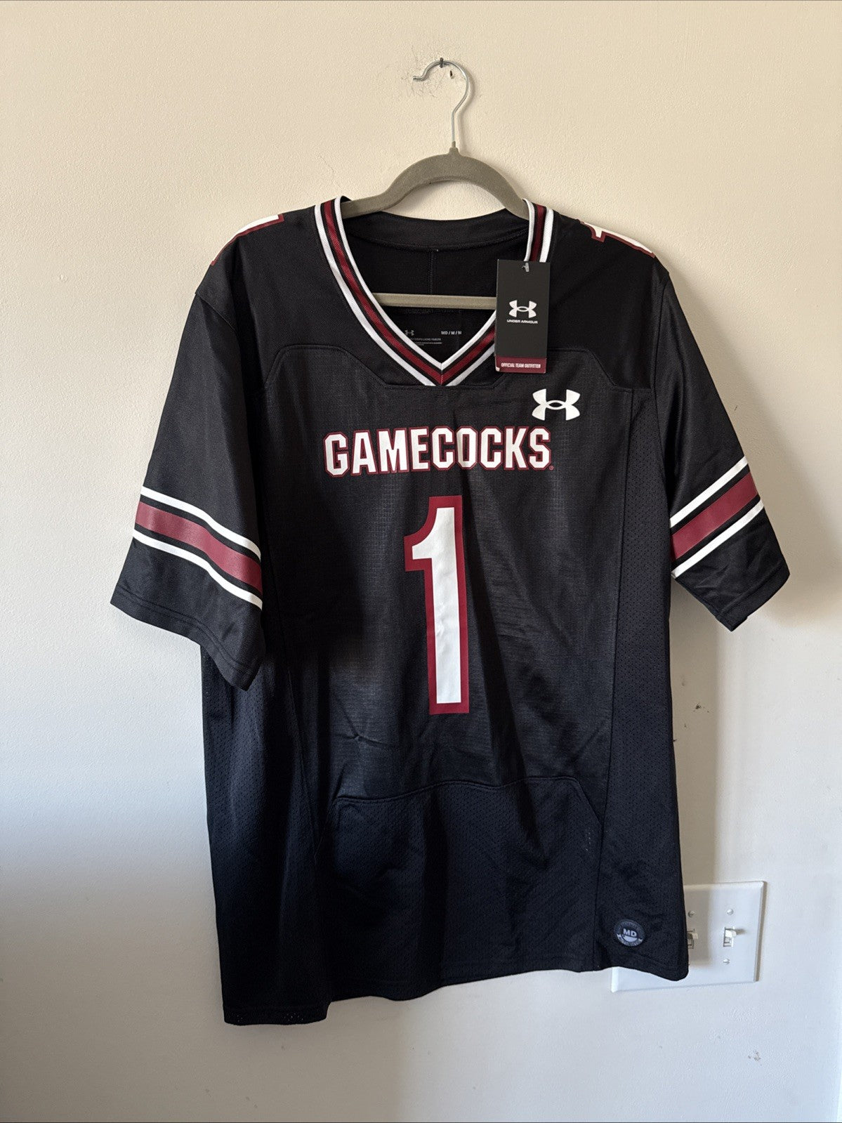 Men’s Under Armour Deebo Samuel #1 South Carolina Gamecocks NCAA Jersey Sz M NWT