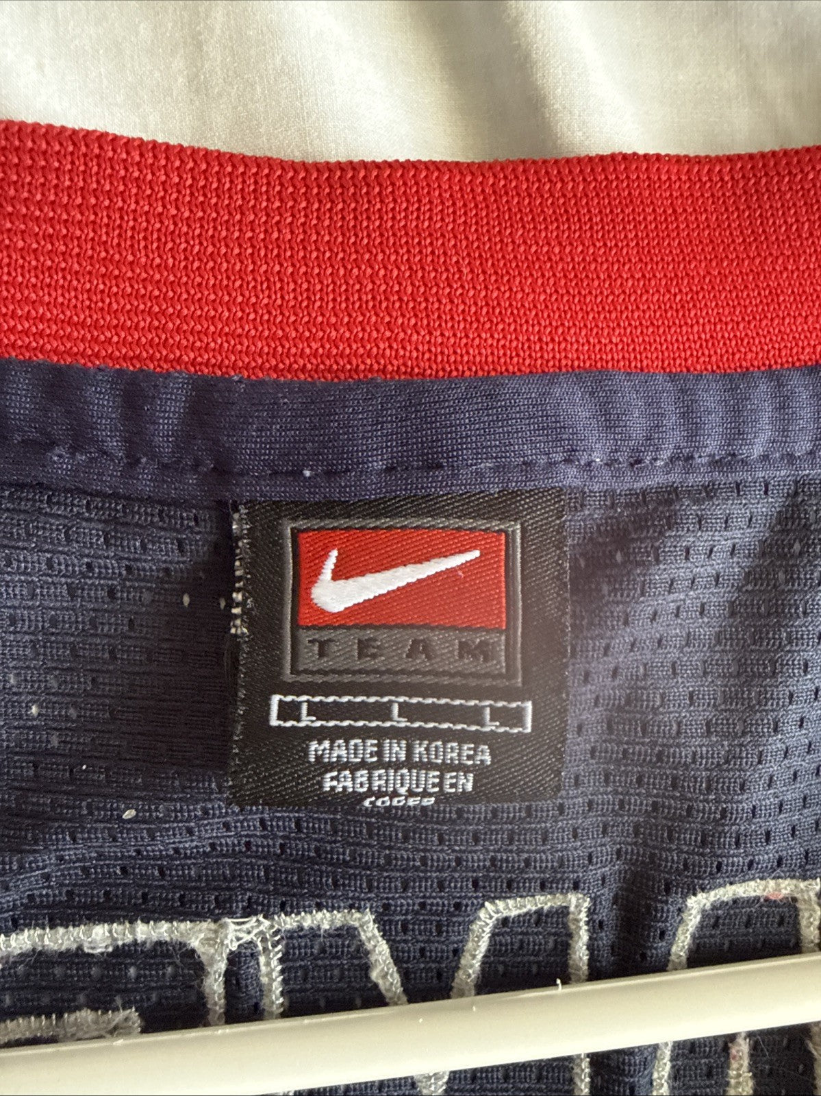 Men’s Nike LeBron James #6 Team USA 2008 Beijing Olympics Jersey Sz L Blue RARE