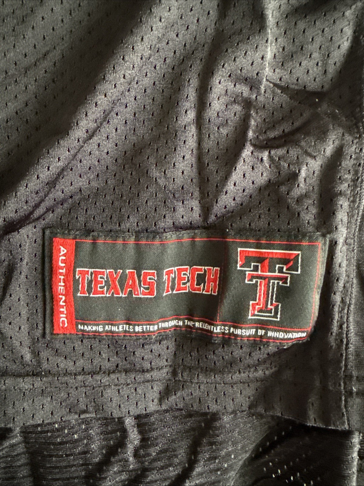 Men’s Under Armour Texas Tech Red Raiders #1 Wounded Warrior Project Jersey Sz L